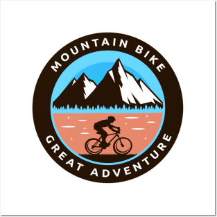 Mountain bike great adventure Posters and Art